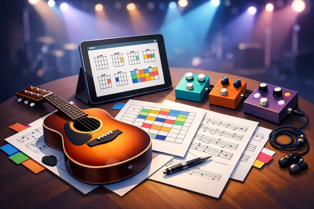 Guitar Charts for Live Performance That Work