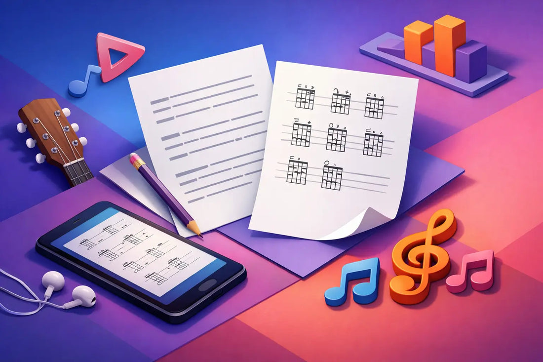 Why lyrics and chords format matters
