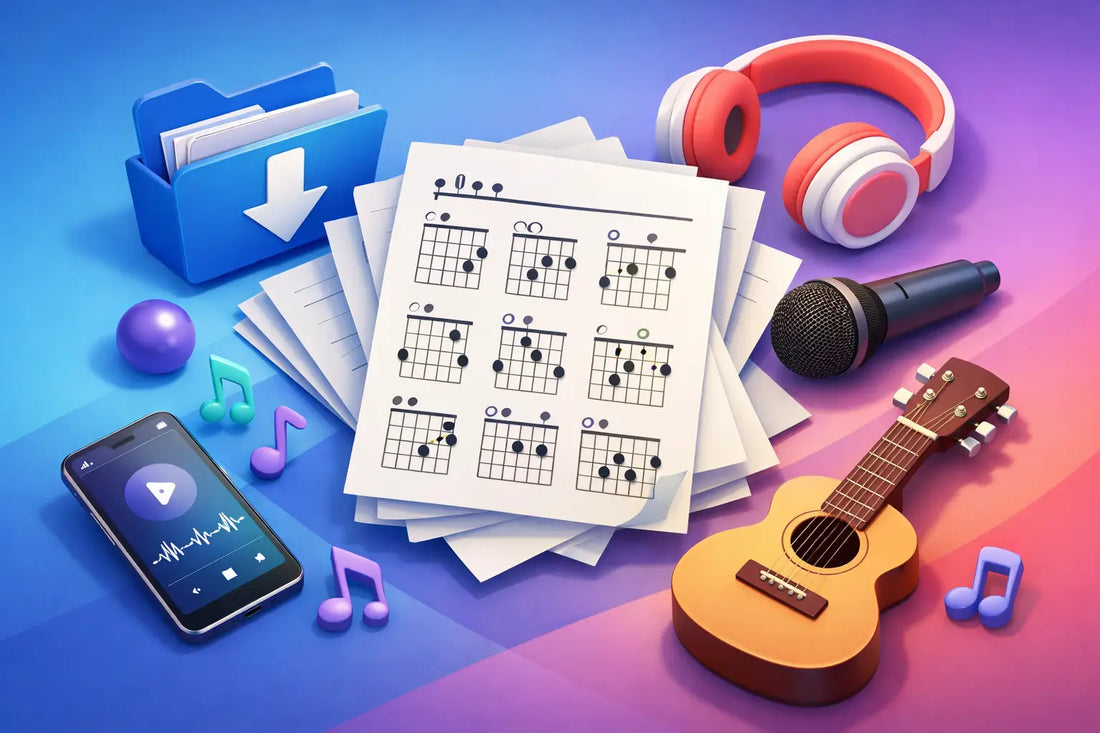 Downloadable Chord Charts for Singers