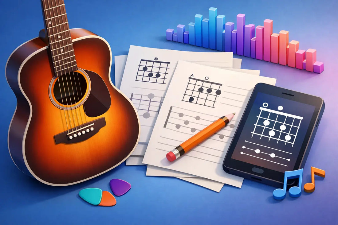 Better Song Chord Charts for Guitar